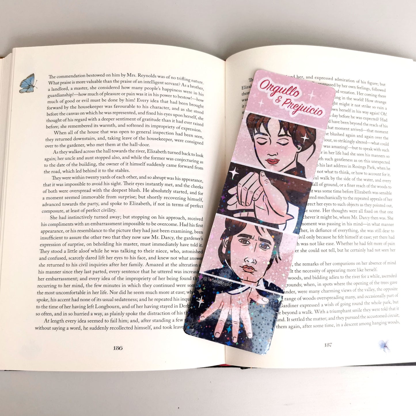 💌📖 Separador de Libros “El Señor Darcy y Elizabeth” – Inspirado en Orgullo y Prejuicio ✨ - TetteraStudio