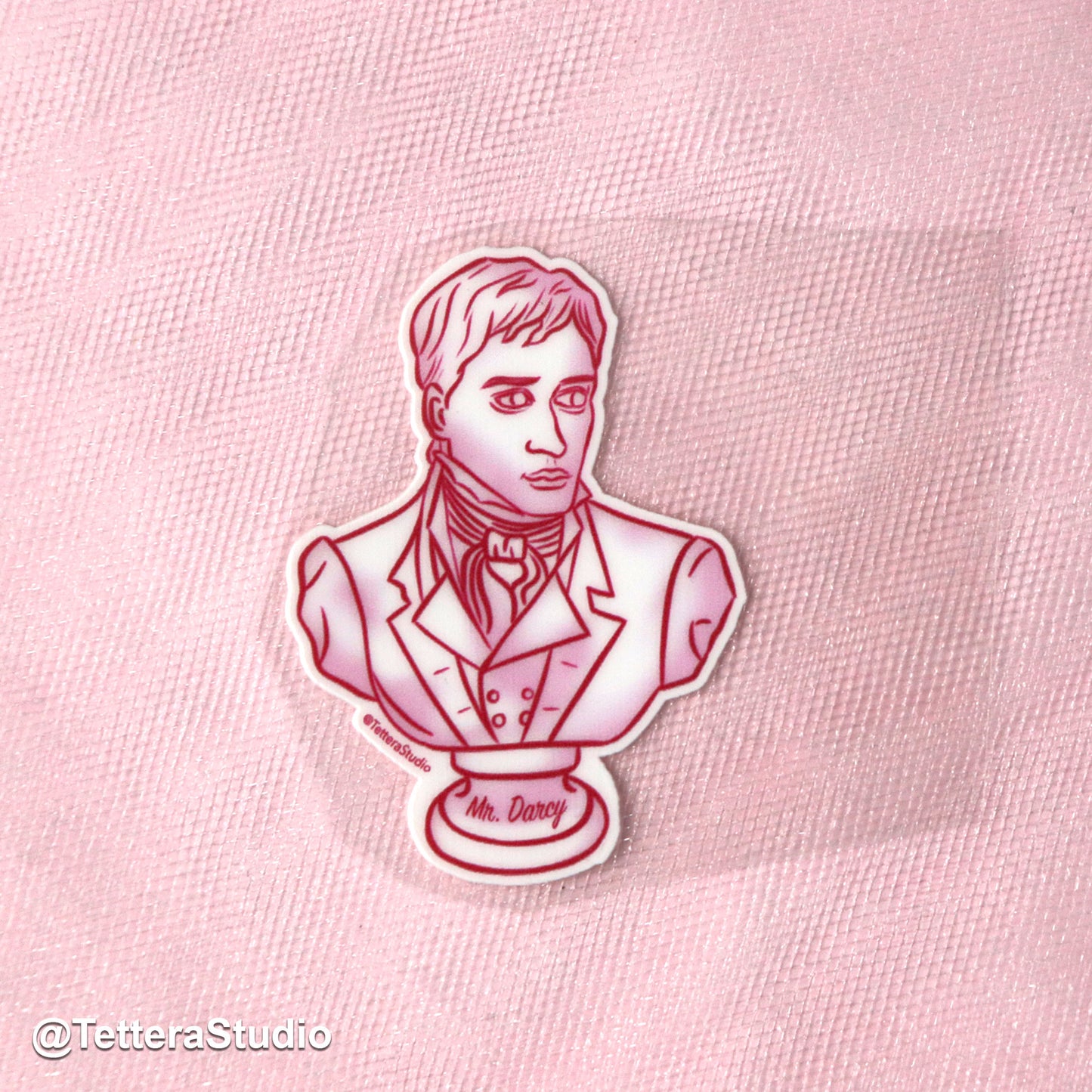 💘 Sticker para Termo – Escultura del Sr. Darcy | Inspirado en Orgullo y Prejuicio