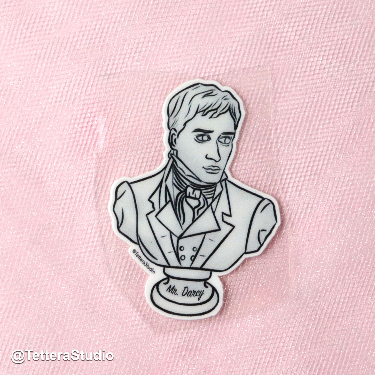 💘 Sticker para Termo – Escultura del Sr. Darcy | Inspirado en Orgullo y Prejuicio