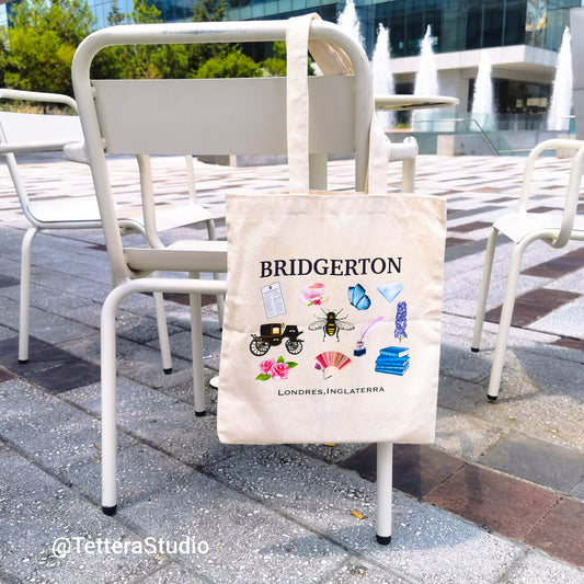 Tote Bag Inspirada en Bridgerton – Estilo Regency - TetteraStudio