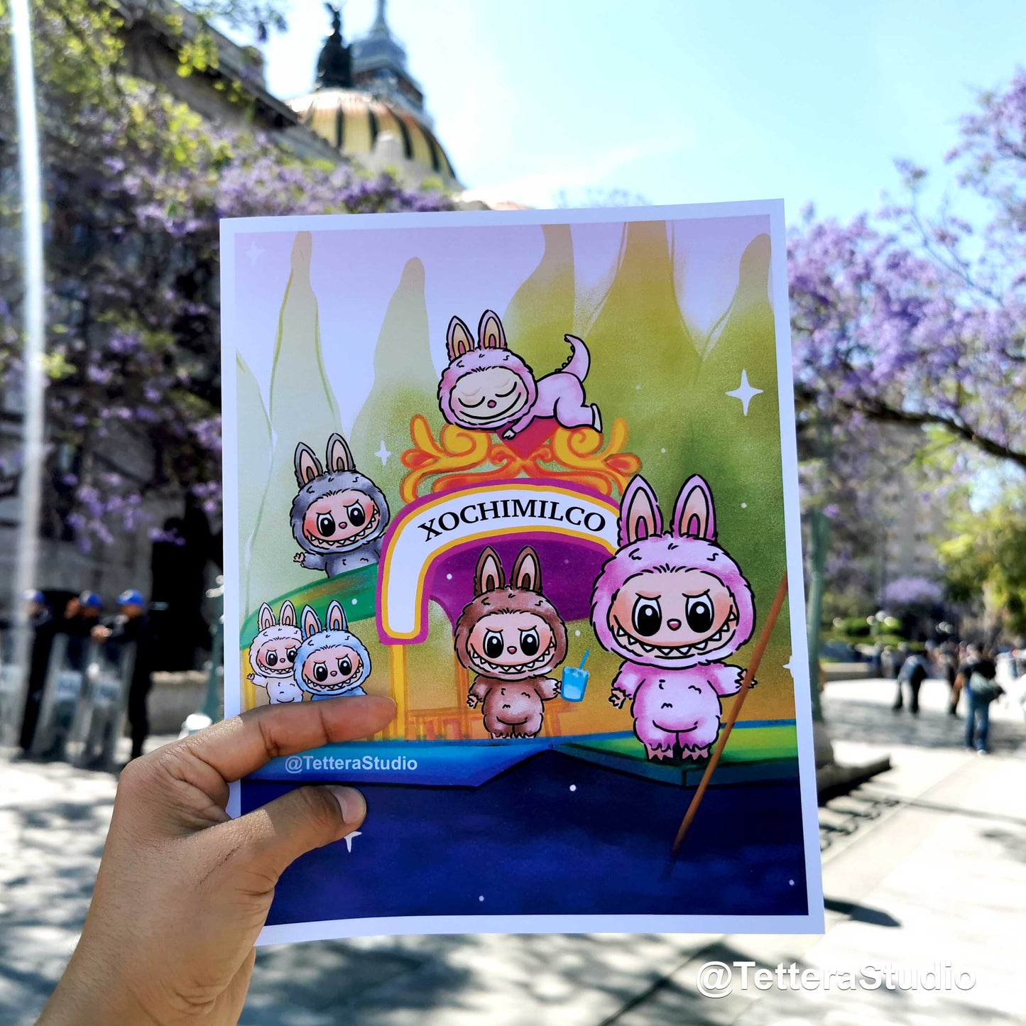 Print Labubus CMDX Xochimilco - TetteraStudio