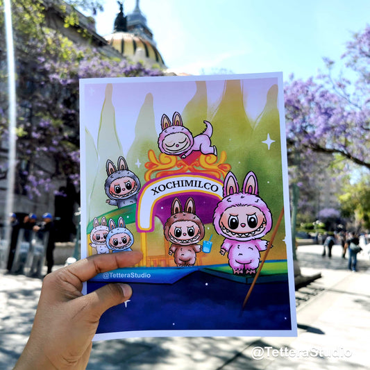 Print Labubus CMDX Xochimilco - TetteraStudio