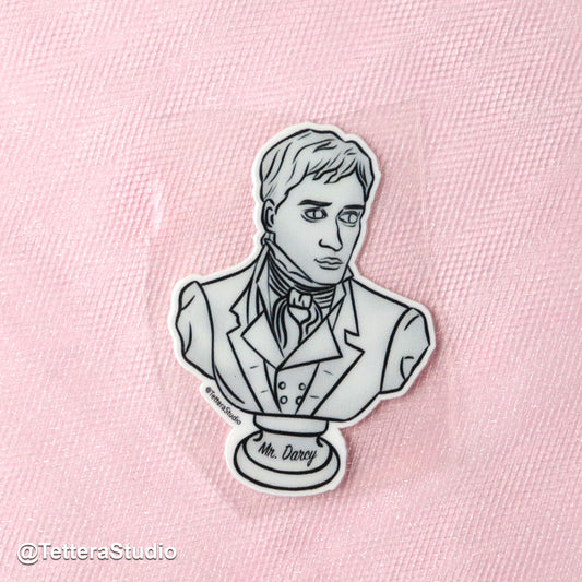 💘 Sticker para Termo – Escultura del Sr. Darcy | Inspirado en Orgullo y Prejuicio