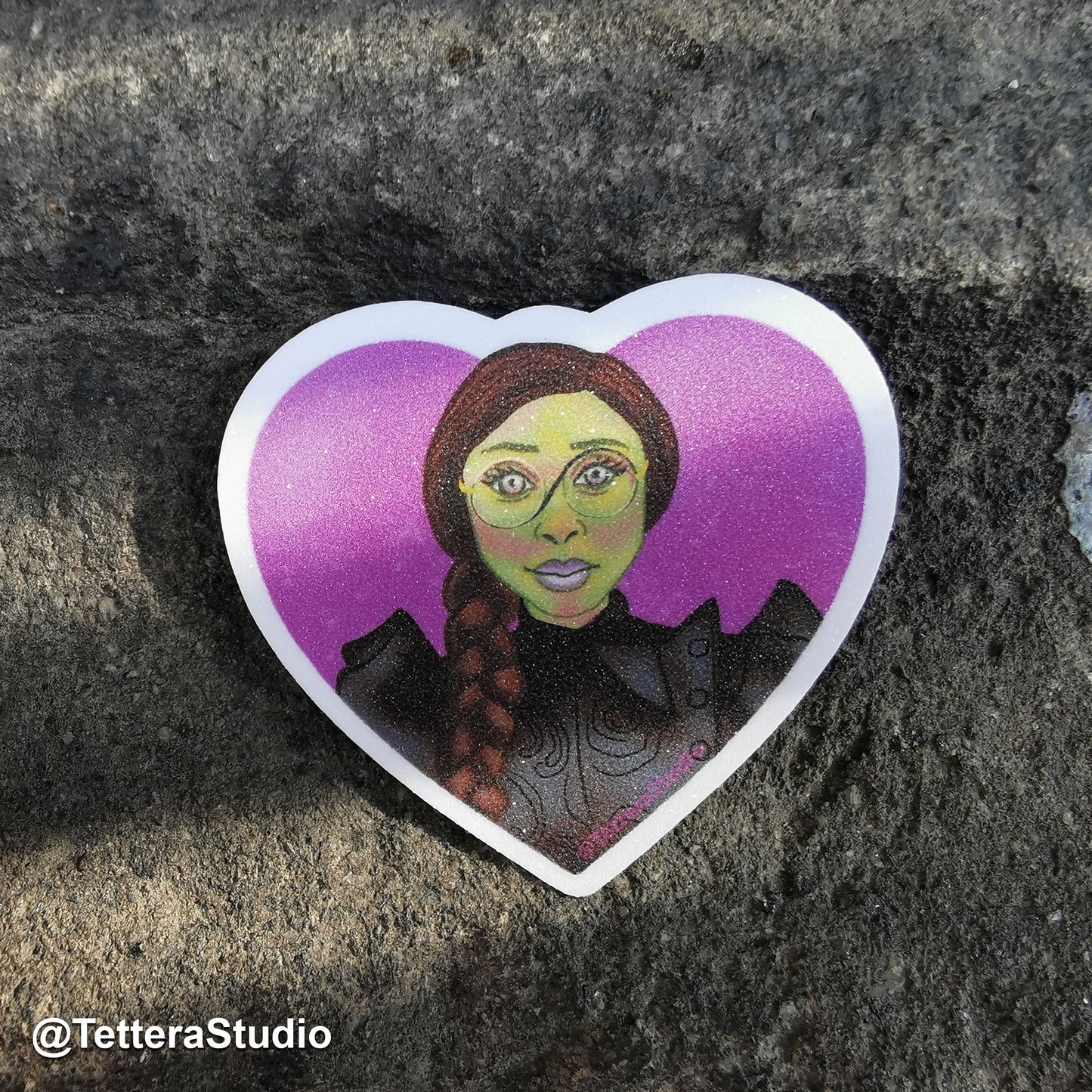 ✨ Stickers inspirados en Wicked | Fan art Glinda y Elphaba | Vinil resistente