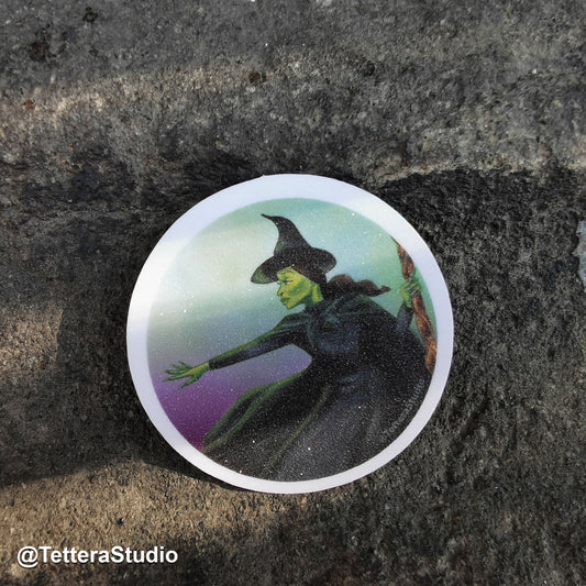 ✨ Stickers inspirados en Wicked | Fan art Glinda y Elphaba | Vinil resistente